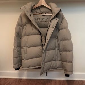 Aritzia Super Puff in Modern Taupe